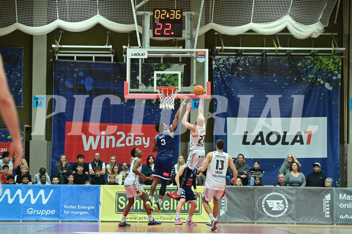 Basketball, Superliga 2024/25, Grunddurchgang 17.Runde, Flyers Wels vs. BBC Nord Dragonz,
