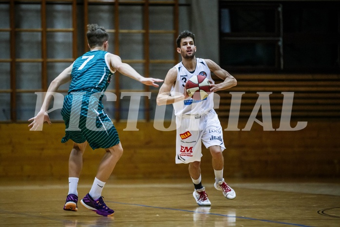 Basketball, 2.Bundesliga, Grunddurchgang 2.Runde, Mattersburg Rocks, KOS Celovec, Jan NICOLI (3)