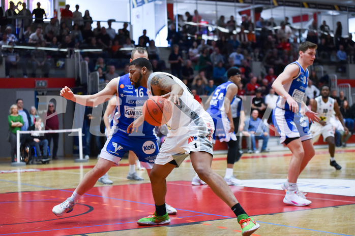 Win2Day Basketball Superliga 2022/23, 9. Plazierungsrunde, Flyers Wels, Oberwart Gunners,
