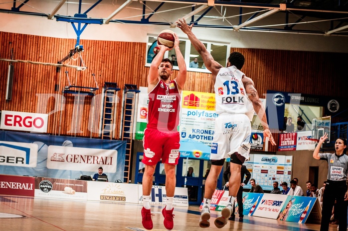 Basketball, ABL 2017/18, Grunddurchgang 27.Runde, Oberwart Gunners, BC Vienna, Stjepan Stazic (7)