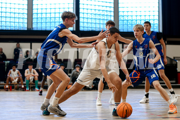 02.03.2025 Österreichischer Basketballverband 2024/25, SLMU16 Basket Flames WAT vs. FCN Baskets Wels