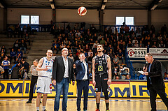 Basketball, Admiral Basketball Superliga 2019/20, Platzierungsrunde 5.Runde, Oberwart Gunners, Flyers Wels, Ehrenaufwurf