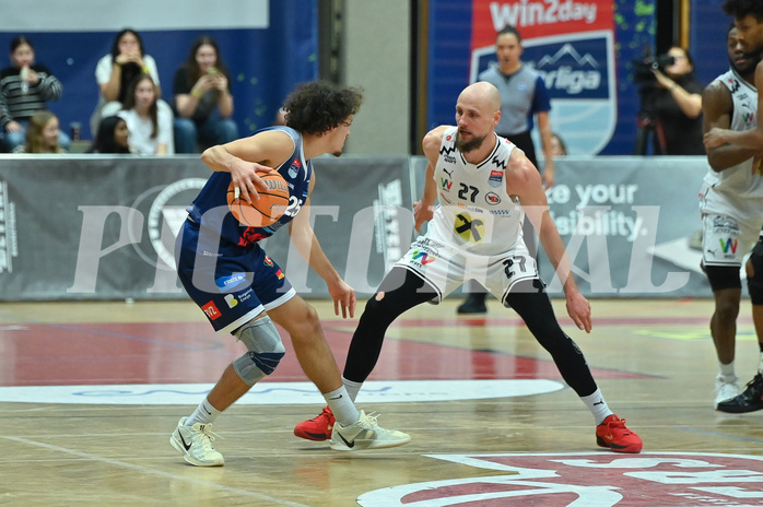 Basketball, Superliga 2024/25, Grunddurchgang 17.Runde, Flyers Wels vs. BBC Nord Dragonz,