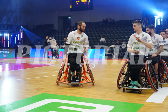 Basketball Austria Cup 2025, Final Four, Rollstuhl BB Cup Finale,  Flinkstones Graz vs Sitting Bulls Klosterneuburg



