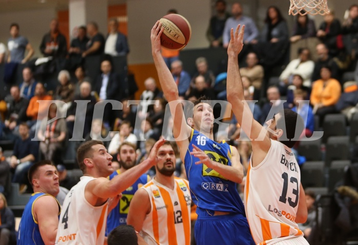 Basketball ABL 2017/18, Grunddurchgang 14.Runde BK Dukes Klosterneuburg vs. UBSC Graz



