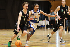 Basketball Zweite Liga 2024/25, Grunddurchgang 19.Runde Raiders Tirol vs. BBU Salzburg


