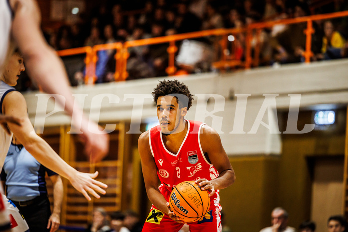 Basketball, win2day Basketball Superliga 2024/25, Grunddurchgang Runde 7, BBC Nord Dragonz, Traiskirchen Lions, Obinna Anthony Ndukwe (2)