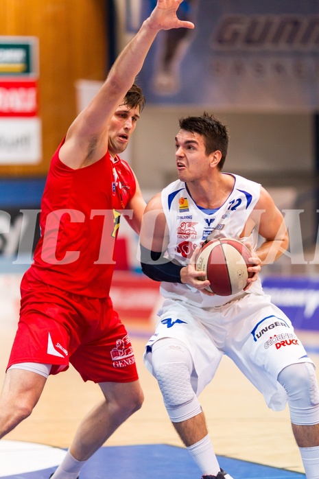 Basketball ABL 2015/16 Grunddurchgang 15.Runde Oberwart Gunners vs. WBC Wels