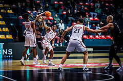 Basketball, Win2Day Superliga 2024/25, Grunddurchgang 20.Runde, BC Vienna, Kapfenberg Bulls, Lenny Benczak (4), Lautaro Lopez (10), Zac Owens (2)