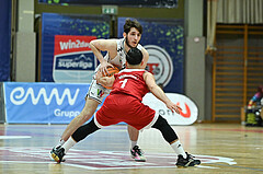 Basketball, Superliga 2023/24, Grunddurchgang 20. Runde, Flyers Wels vs. BC Vienna,