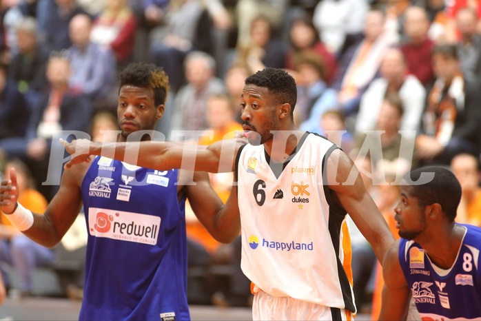Basketball ABL 2015/16, Grunddurchgang 32.Runde BK Dukes Klosterneuburg vs. Oberwart Gunners