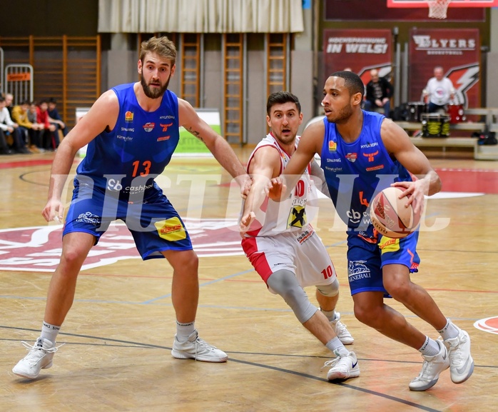 Basketball ABL 2018/19 Grunddurchgang 22. Runde Flyers Wels vs Bulls Kapfenberg