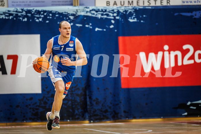 Basketball, win2day Basketball Superliga 2023/24, Halbfinale Spiel 1, Traiskirchen Lions, Oberwart Gunners, Sebastian Käferle (7)
