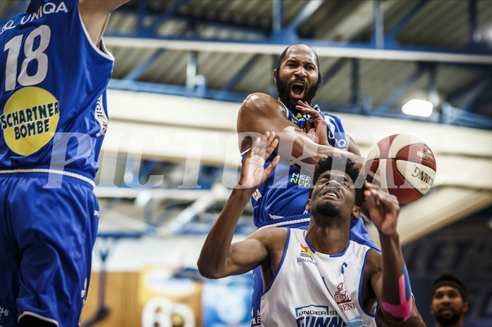 Basketball, ABL 2018/19, Playoff HF Spiel 1, Oberwart Gunners, Gmunden Swans, Dwane Miner (6)