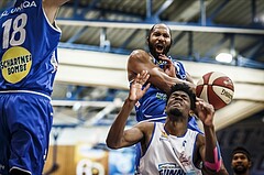 Basketball, ABL 2018/19, Playoff HF Spiel 1, Oberwart Gunners, Gmunden Swans, Dwane Miner (6)
