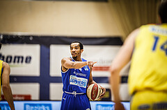 Basketball, bet-at-home Basketball Superliga 2019/20, Platzierungsrunde 3.Runde, SKN St. Pölten Basketball, Oberwart Gunners, Lawrence Alexander (4)