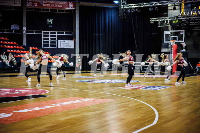 Basketball, Win2Day Superliga 2024/25, Grunddurchgang 7.Runde, BC Vienna, Klosterneuburg Dukes, Cheerleader