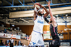Basketball, bet-at-home Basketball Superliga 2020/21, Grunddurchgang, 4. Runde, Oberwart Gunners, Raiffeisen Flyers Wels, Quincy Diggs (13)