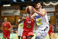 Basketball ABL 2015/16 Grunddurchgang 26.Runde Gmunden Swans vs. WBC Wels