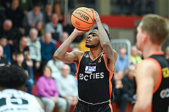 Basketball, Superliga 2023/24, Grunddurchgang 15. Runde, Flyers Wels vs. Fürstenfeld Panthers,