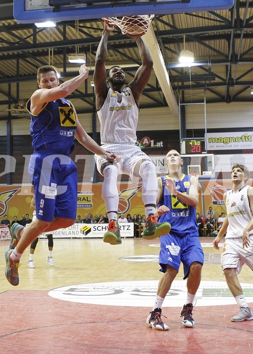 Basketball ABL 2015/16 Grunddurchgang 19.Runde  Güssing Knights vs UBSC Graz
