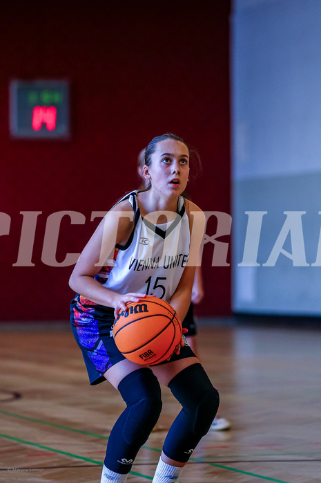 23.11.2024 Österreichischer Basketballverband 2024/25, SLWU14, Vienna United vs. VKL Vikings Swans

