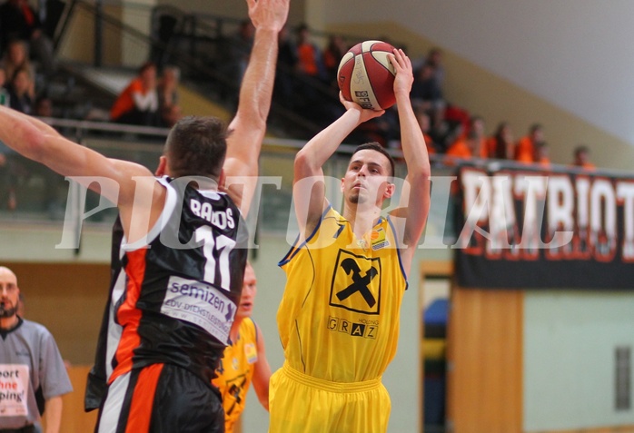 Basketball ABL 2015/16 Grunddurchgang 13.Runde UBSC Graz vs. BK Dukes Klosterneuburg