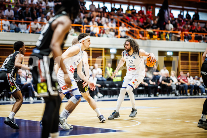 Basketball, Win2Day Superliga 2024/25, Playoffs Viertelfinale Spiel 4, BBC Nord Dragonz, Flyers Wels, Sead Hadzifejzovic (32)