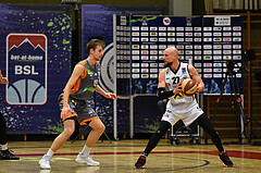 Basketball Superliga 2020/21, Grunddurchgang 18. Runde Flyers Wels vs. Klosterneuburg Dukes, Jurica Blazevic (19), Christian Von Fintel (27),