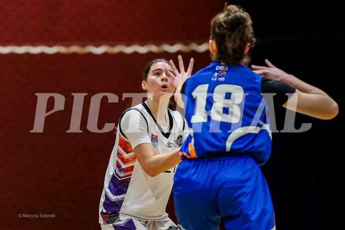 01.03.2025 Österreichischer Basketballverband 2024/25, SLWU19 Vienna United vs. DBB Basketgirls Wels