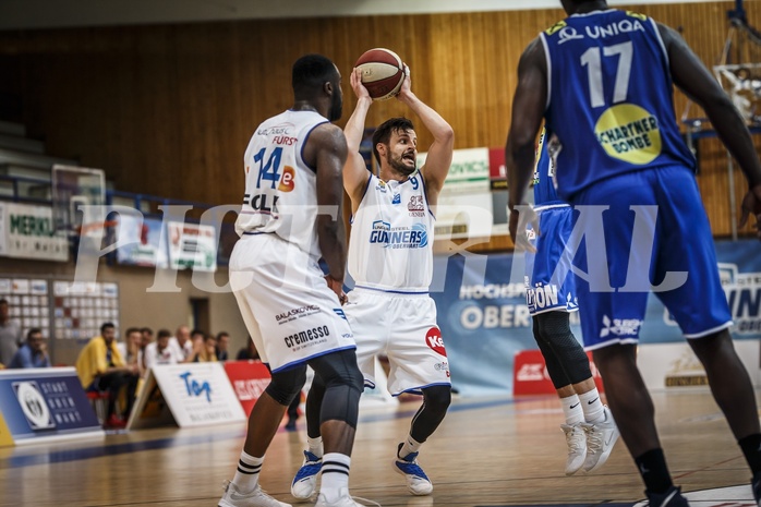 Basketball, ABL 2018/19, Playoff HF Spiel 2, Oberwart Gunners, Gmunden Swans, Hannes Ochsenhofer (9) Basketball, ABL 2018/19, Playoff HF Spiel 2, Oberwart Gunners, Gmunden Swans, Hannes Ochsenhofer (9)