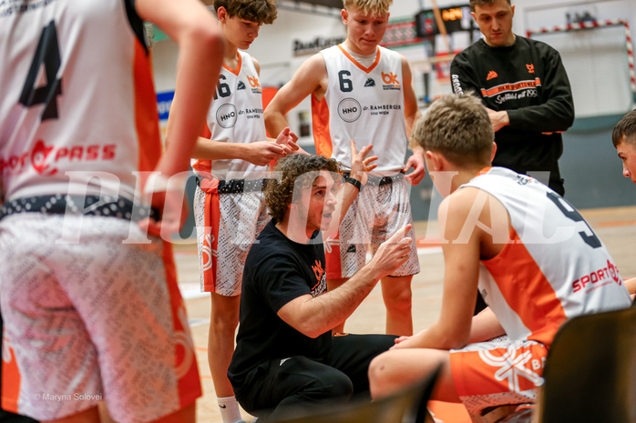 14.12.2024 Österreichischer Basketballverband 2024/25, SLMU16, Basket Dukes vs. Raiders Tirol BLACK
