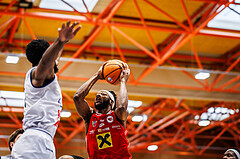 Basketball, win2day Basketball Superliga 2024/25, Playoffs Viertelfinale 2. Spiel
, BBC Nord Dragonz, Flyers Wels, Damion Rosser (2)