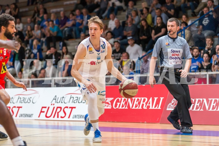 Basketball, ABL 2016/17, Playoff HF Spiel 1, Oberwart Gunners, WBC Wels, Georg Wolf (10)