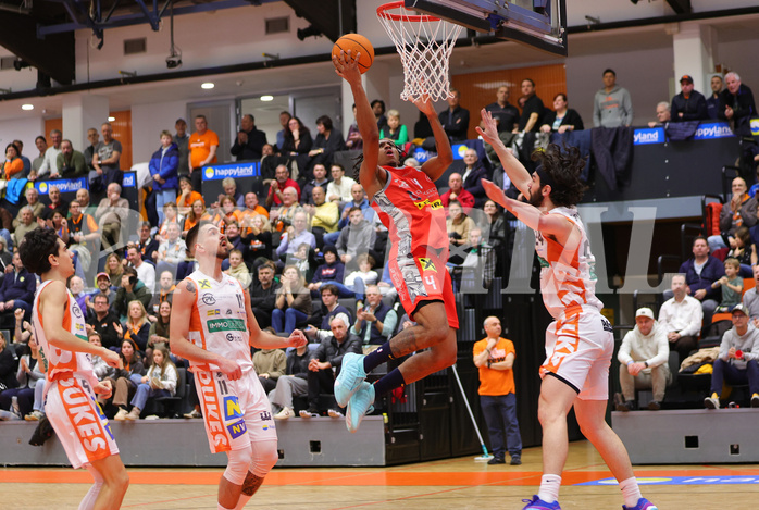 Basketball Superliga 2023/24, Grunddurchgang 22.Runde Klosterneuburg Dukes vs. Traiskirchen Lions