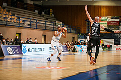 Basketball, bet-at-home Basketball Superliga 2020/21, Platzierungsrunde, 5. Runde, Oberwart Gunners, Flyers Wels, Lawrence Alexander (4)