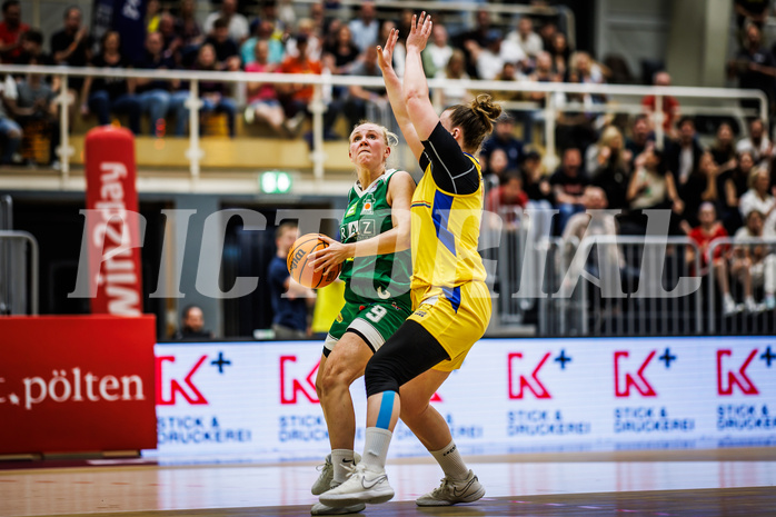 Basketball, Win2Day Basketball Damen Superliga 2023/24, Playoff, Finale Spiel 3, SKN St. Pölten, UBI Graz, Johanna Maresch (9)