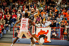 Basketball, win2day Basketball Superliga 2024/25, Playoff Viertelfinale 2. Spiel, Traiskirchen Lions, Klosterneuburg Dukes, Dragan Bjeletic (0)