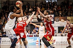 Basketball, ABL 2018/19, Playoff VF Spiel 2, Oberwart Gunners, BC Vienna, Dwane Miner (6)
