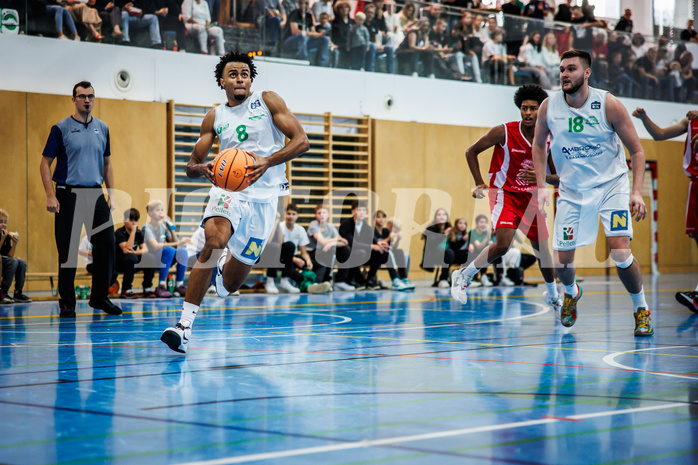 Basketball, Basketball Zweite Liga 2024/25, Grunddurchgang 1.Runde, Deutsch Wagram Alligators, Upper Austrian Ballers, Steven Kaltenbrunner (8)