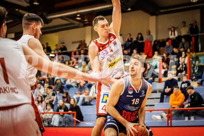 Basketball, win2day Basketball Superliga 2022/23, Grunddurchgang 19.Runde, Traiskirchen Lions, BBC Nord Dragonz, Jordan Roberts (18)