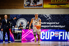 Basketball, win2day Basketball Superliga 2024/25, Grunddurchgang Runde 15, BBC Nord Dragonz, Kapfenberg Bulls, Lukas Hahn (25)