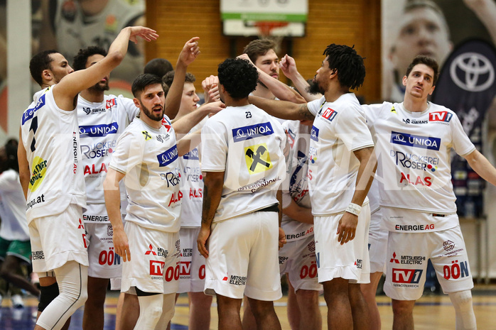 Basketball Superliga 2022/23, Playoff,  Viertelfinale Spiel 1 Gmunden Swans vs. Kapfenberg Bulls