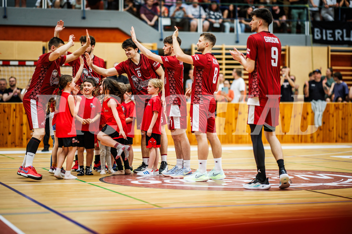 Basketball, Basketball Zweite Liga 2023/24, Playoff, Finale Spiel 1, Mistelbach Mustangs, Union Deutsch Wagram Aligators, Mistelbach Mustangs