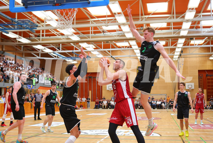 Basketball Zweite Liga 2023/24, Playoff, Finale Spiel 3 Mistelbach Mustangs vs. Union Deutsch Wagram