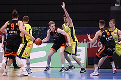 01.04.2023, Graz, Raiffeisen Sportpark Graz, Basketball Superliga 2022/23, 7. Qualifikationsrunde, UBSC Raiffeisen Graz vs. CITIES Panthers Fürstenfeld 