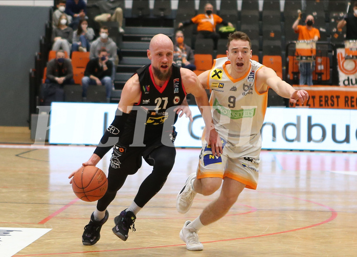 Basketball Superliga 2021/22, Grunddurchgang 17.Runde Klosterneuburg Dukes vs. Flyers Wels