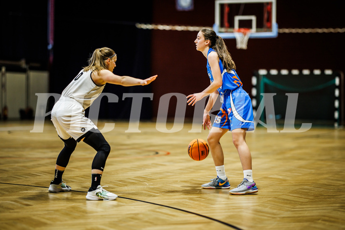 Basketball, Win2Day Basketball Damen Superliga 2023/24, Grunddurchgang 12.Runde, Basket Flames, DBB LZ OÖ, Ivona Pilic (15)