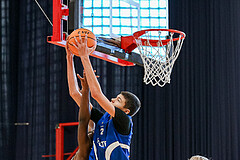02.03.2025 Österreichischer Basketballverband 2024/25, SLMU16 Basket Flames WAT vs. FCN Baskets Wels