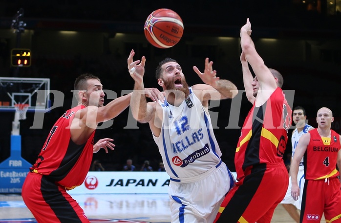 Basketball Eurobasket 2015  Team Greece vs. Team Belgium


